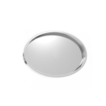 Vierkante metalen pin met bolle afwerking en stevige sluiting
