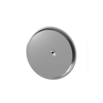 Vierkante metalen pin met bolle afwerking en stevige sluiting