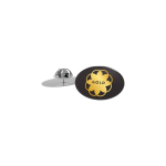 Grote vierkante metalen pin met vlindersluiting