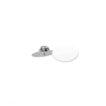 Grote vierkante metalen pin met vlindersluiting