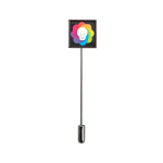 Ronde metalen reverspin voor congressen en bedrijfsevents