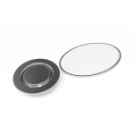 Metalen rechthoekige kledingpin met magnetische sluiting