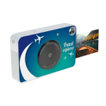 Instantcamera met direct printen en flitser Kodak Printomatic kleur grijs