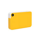 Instantcamera met direct printen en flitser Kodak Printomatic kleur geel