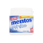 Doos met 75 suikervrije kauwgoms Mentos Gum Mint 138 g kleur frisse munt