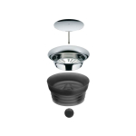 Glazen decanteerkaraf met geïntegreerd filter WMF 1 L kleur zwart