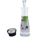 Glazen decanteerkaraf met geïntegreerd filter WMF 1 L kleur zwart