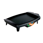 Anti-aanbak grillplaat met temperatuurregeling 5 niveaus Tefal kleur zwart