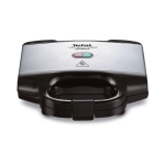 Contactgrill met anti-aanbakplaten en veilige sluiting Tefal kleur zilver