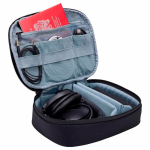 Grote polyester organizer etui voor kabels en accessoires van Thule kleur zwart