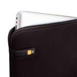 Polyester laptophoes met binnenvoering Case Logic 14'' kleur zwart