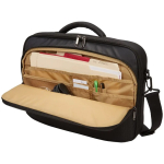 Gewatteerde polyester tas voor laptop en tablet Case Logic® 15,6” kleur zwart