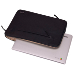 Gewatteerde gerecyclede laptophoes Case Logic® 13” kleur zwart