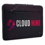 Gewatteerde gerecyclede laptophoes Case Logic® 13” kleur zwart
