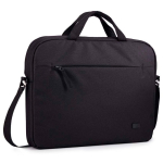 Gerecyclede laptoptas met verborgen vak Case Logic® 14” kleur zwart