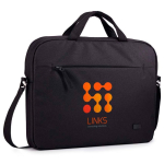 Gerecyclede laptoptas met verborgen vak Case Logic® 14” kleur zwart