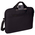 Gerecyclede laptoptas met verborgen vak Case Logic® 14” kleur zwart