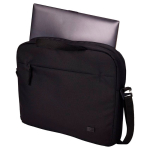 Gerecyclede laptoptas met verborgen vak Case Logic® 14” kleur zwart