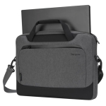 RPET laptoptas met voorvak Targus 15,6” kleur grijs
