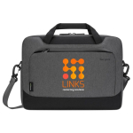 RPET laptoptas met voorvak Targus 15,6” kleur grijs