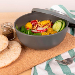 Lunchbox van plastic en tritan met luchtdicht deksel 2L