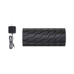 Vibrerende foamroller met Bluetooth kleur zwart