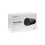 Vibrerende foamroller met Bluetooth kleur zwart