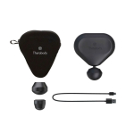 Spiermassage-apparaat met Bluetooth en USB-C Therabody kleur zwart