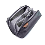 Reisorganizer van gerecycled nylon van Peak Design kleur titanium