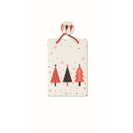 Kleine cadeauzak van papier met kerstthema kleur wit vijfde weergave