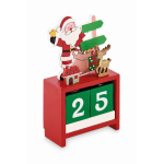 Kerst bureaukalender met aftelling kleur gemengd