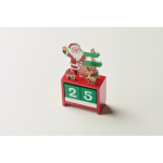 Kerst bureaukalender met aftelling kleur gemengd foto weergave