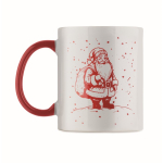 Keramische mok met kerstmotief en bijpassend oor 300 ml vierde weergave