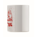 Keramische mok met kerstmotief en bijpassend oor 300 ml vijfde weergave