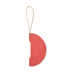 Vouwbaar papieren kerstboom ornament, personaliseerbaar kleur rood vijfde weergave