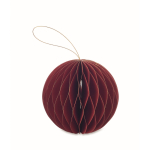 Vouwbaar papieren kerstboom ornament, personaliseerbaar kleur rood zesde weergave
