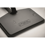 Reistag van PU en RPET voor Apple® apparaten kleur zwart foto bekijken zesde weergave