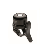 Fietsbel met locator, compatibel met Apple® apparaten kleur zwart weergave met bedrukking