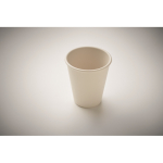 Herbruikbaar glas 200ml gemaakt van maïs met enkele wand kleur beige foto bekijken tweede weergave