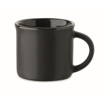 Keramische espresso mok, personaliseerbaar, 40ml kleur zwart