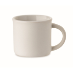 Keramische espresso mok, personaliseerbaar, 40ml kleur wit