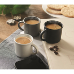 Keramische espresso mok, personaliseerbaar, 40ml kleur wit sfeervolle weergave