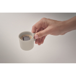 Keramische espresso mok, personaliseerbaar, 40ml kleur wit foto bekijken derde weergave
