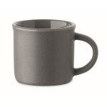 Keramische espresso mok, personaliseerbaar, 40ml kleur donkergrijs