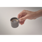 Keramische espresso mok, personaliseerbaar, 40ml kleur donkergrijs foto bekijken derde weergave