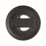 Ronde magnetische iPhone® houder met flessenopener kleur zwart vijfde weergave