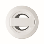 Ronde magnetische iPhone® houder met flessenopener kleur wit vijfde weergave