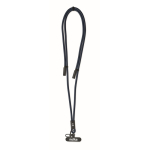 Mobiel lanyard met laad- en datakabel kleur marineblauw hoofdweergave derde weergave