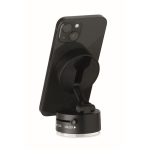 Magnetische telefoonhouder met laadfunctie kleur zwart vijfde weergave
