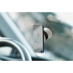 Magnetische telefoonhouder met laadfunctie kleur wit vierde sfeervolle weergave